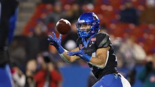 Boise State running back George Holani is among the most underrated running backs in the 2024 NFL Draft. 