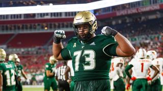 Donovan Jennings Draft Networking Interview: Transitioning From Tackle To Guard (Interviews). Photo by Morgan Tencza-USA TODAY Sports