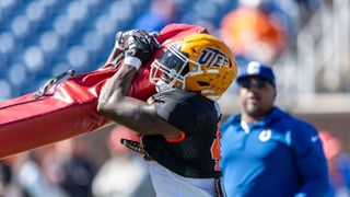 Tyrice Knight Draft Networking Interview: Making Immediate Impact (Interviews). Photo by Vasha Hunt-USA TODAY Sports