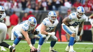 Detroit Lions 2024 Offensive Line Breakdown (NFL). Photo by Mark J. Rebilas-USA TODAY Sports