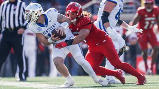 Ashton Gillotte's 2025 NFL Draft Stock On The Rise (2025 NFL Draft). Photo by Matt Stone/The Courier Journal / USA TODAY NETWORK