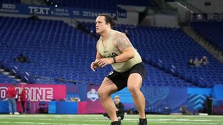 Dylan McMahon Draft Networking Interview: 'I’m Going To Be Most Athletic OL On The Field' (Interviews). Photo by Kirby Lee-USA TODAY Sports