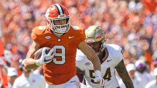 Jake Briningstool Senior Bowl Interview: Unique Skill Set (Senior Bowl). Photo by Ken Ruinard - staff / USA TODAY NETWORK