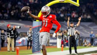 Ricky White Has Evolved Into Major Receiving Threat (2025 NFL Draft). Photo by Mark J. Rebilas-USA TODAY Sports