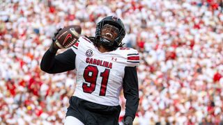 Tonka Hemingway NFL Draft Interview: Huge Impact (Interviews). Photo by Kevin Jairaj-Imagn Images