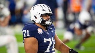 Olaivavega Ioane NFL Draft Scouting Report (Scouting Reports). Photo by Mark J. Rebilas-Imagn Images