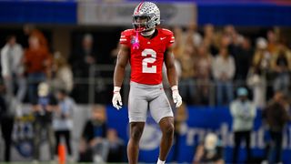 Caleb Downs NFL Draft Scouting Report (Scouting Reports). Photo by Jerome Miron-Imagn Images