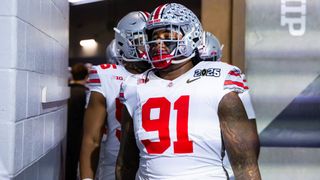 Tyleik Williams NFL Draft Interview: Dominant DL (Interviews). Photo by Mark J. Rebilas-Imagn Images