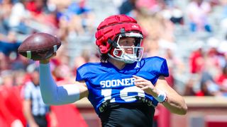 John Mateer NFL Draft Scouting Report (Scouting Reports). Photo by Kevin Jairaj-Imagn Images