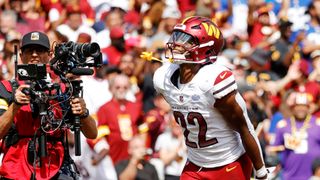 When Will Jacory Croskey-Merritt Be Commanders' Lead Back? (NFL). Photo by Amber Searls-Imagn Images