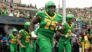 Emmanuel Pregnon NFL Draft Scouting Report (Scouting Reports). Photo by Chris Pietsch/The Register-Guard / USA TODAY NETWORK via Imagn Images