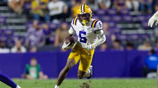 Barion Brown NFL Draft Scouting Report (Scouting Reports). Photo by Stephen Lew-Imagn Images